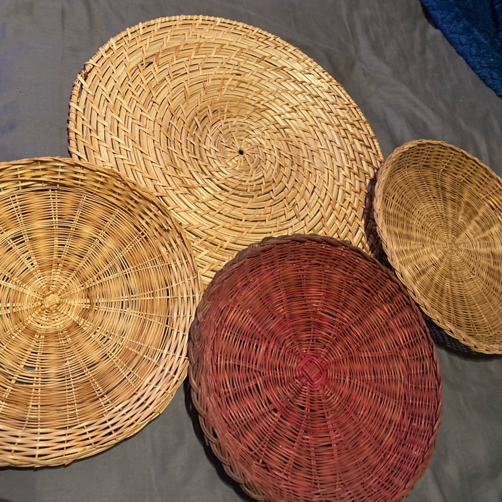 Wicker wall decor
